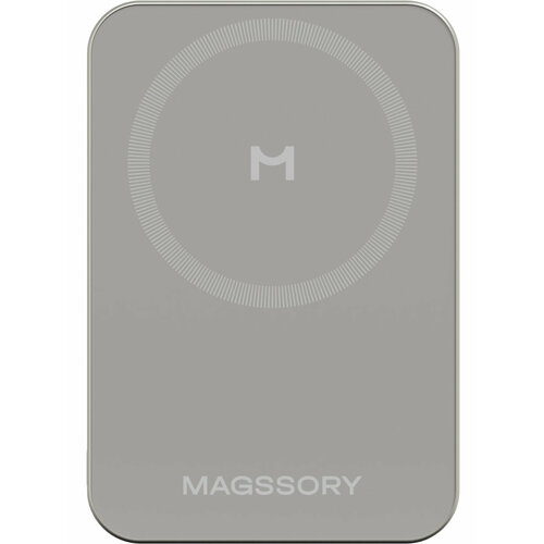 Внешний аккумулятор Magssory Pride 10000 мАч Magsafe титан 12860₽