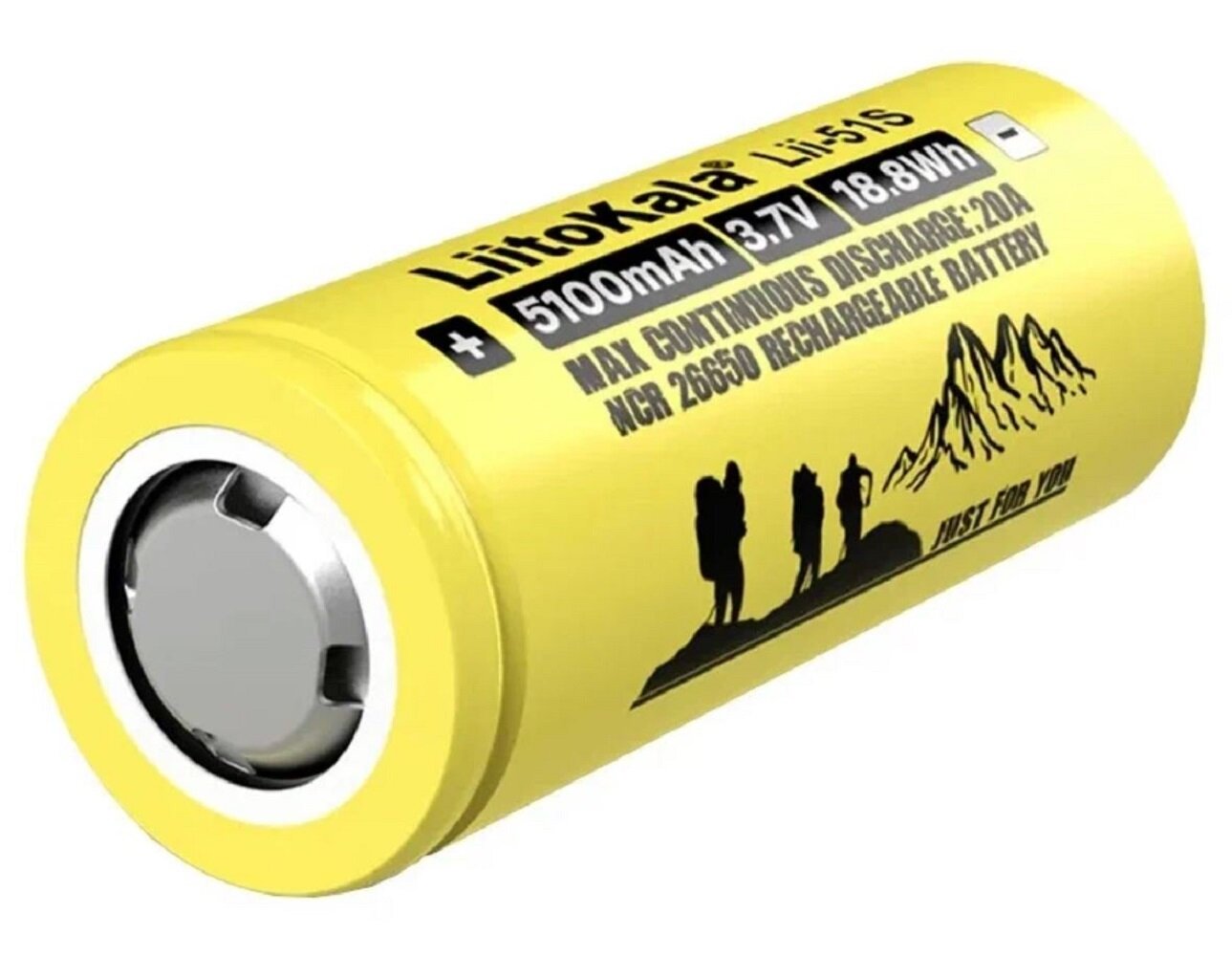 Аккумулятор Li-Ion LiitoKala 26650 Lii-51S 5100 mAh 20A 3.7В (1шт.)