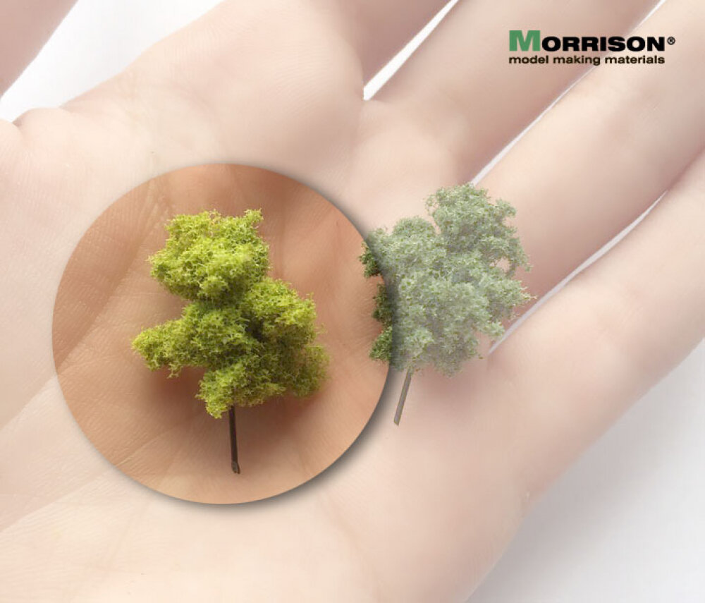 2 см. Дерево для архитектурного макета (светлая крона)