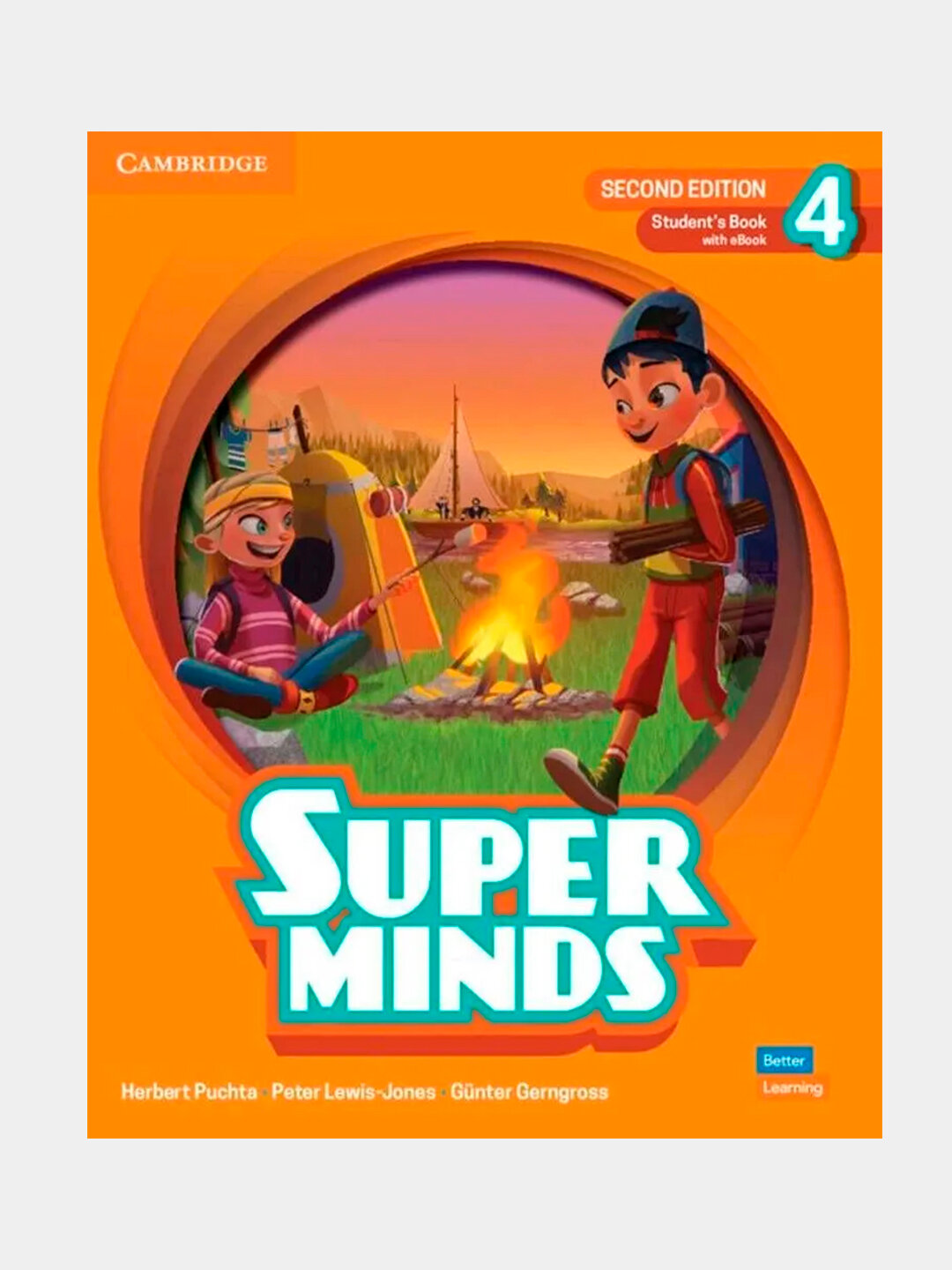 Учебник "Super Minds" 4 Second Edition, с рабочей тетрадью и CD — фото 1