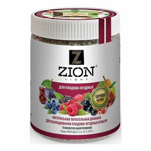 Удобрение ZION для плодово-ягодных ионитный субстрат 450 г 809₽