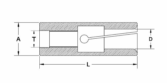 Цанга для барфидера 6,8R — фото 1