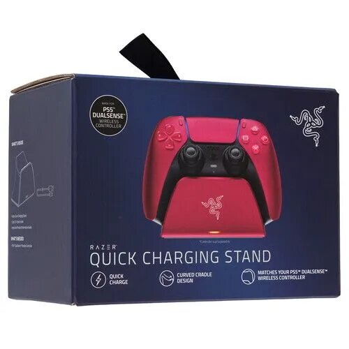 Зарядная станция Razer Quick Charging Stand (красный) для Playstation 5