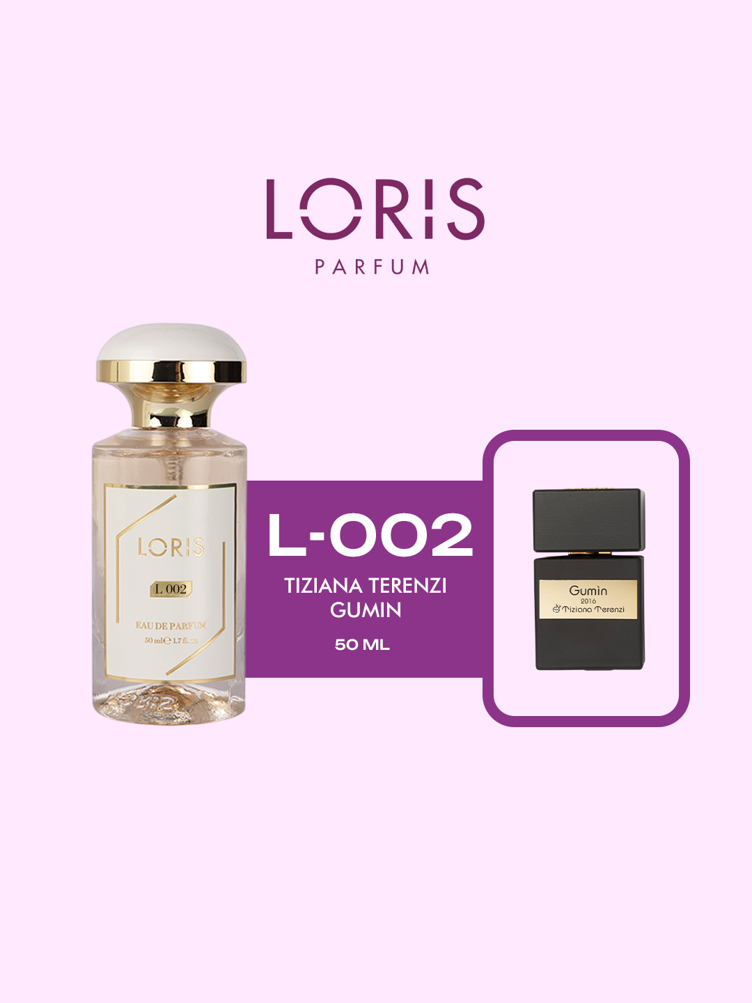 Женская парфюмерная вода "Loris Parfume" - Tiziana Terenzi – Gumin, 50 мл, стойкость в течение дня