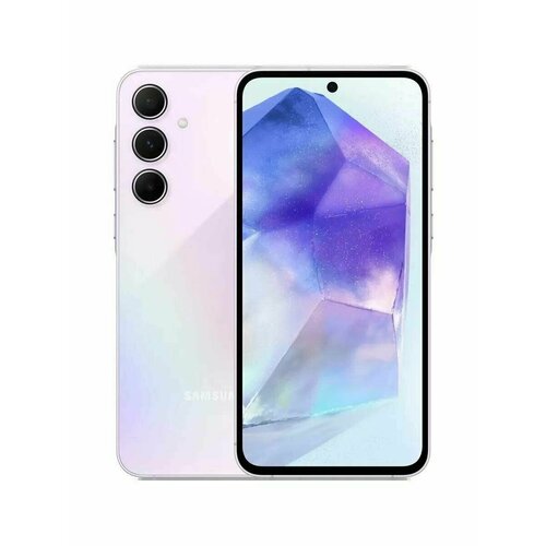 Смартфон Samsung Galaxy A55 5G 12256 ГБ Dual nano SIM eSIM lilac 42890₽