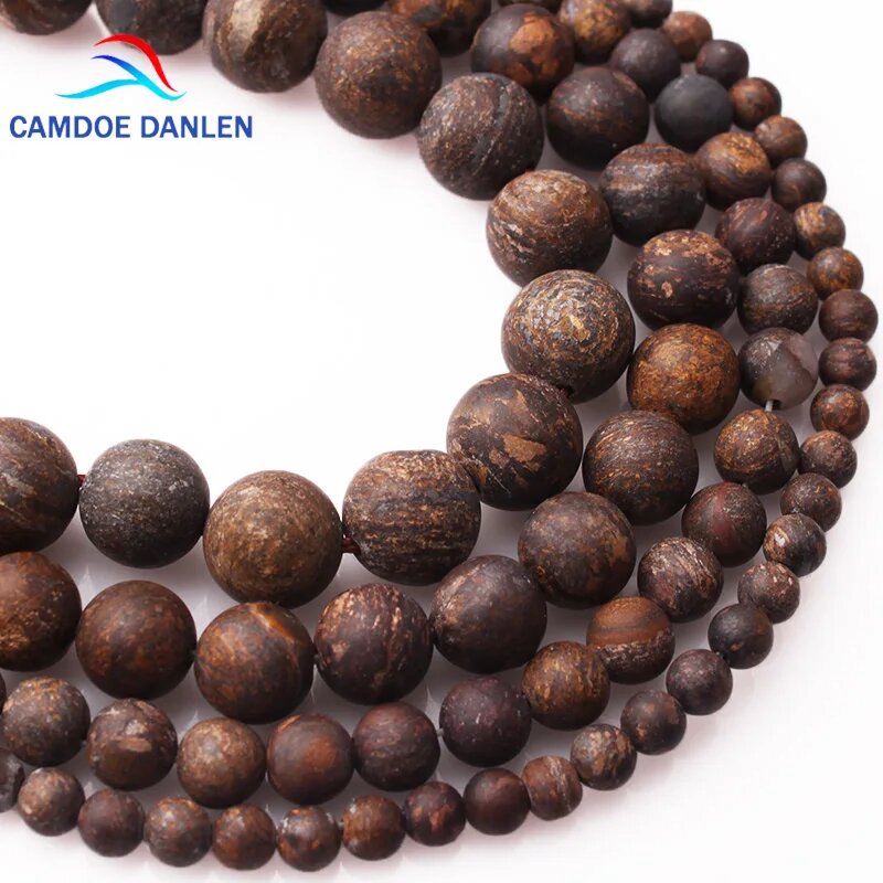 CAMDOE DANLEN натуральные бусины из бронзита 4-12 мм 10MM
