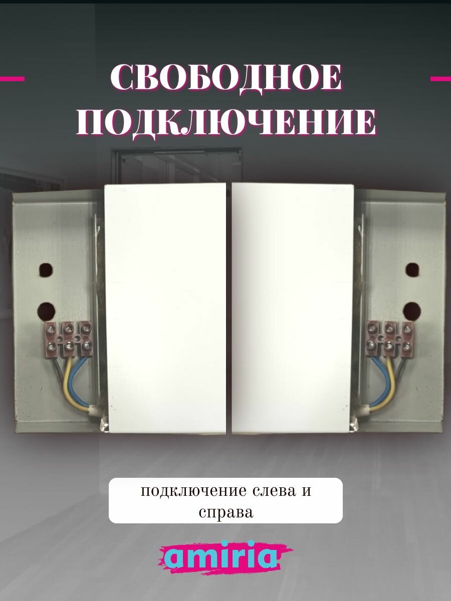 Изображение Теплый плинтус Амирия ТП-200, инфракрасный обогреватель настенный, электрический