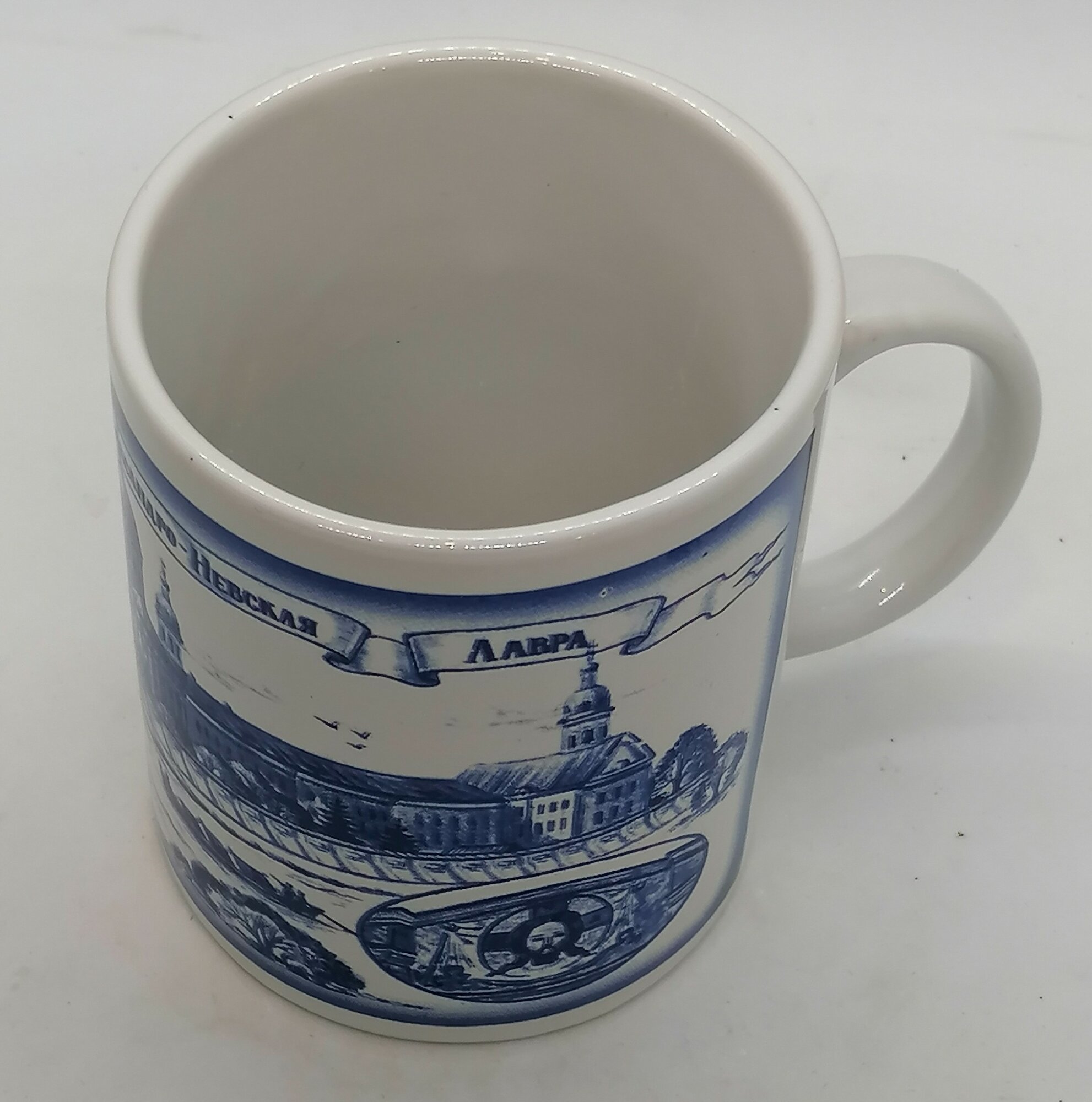 Кружка гжель " Александро-Невская Лавра " — фото 1