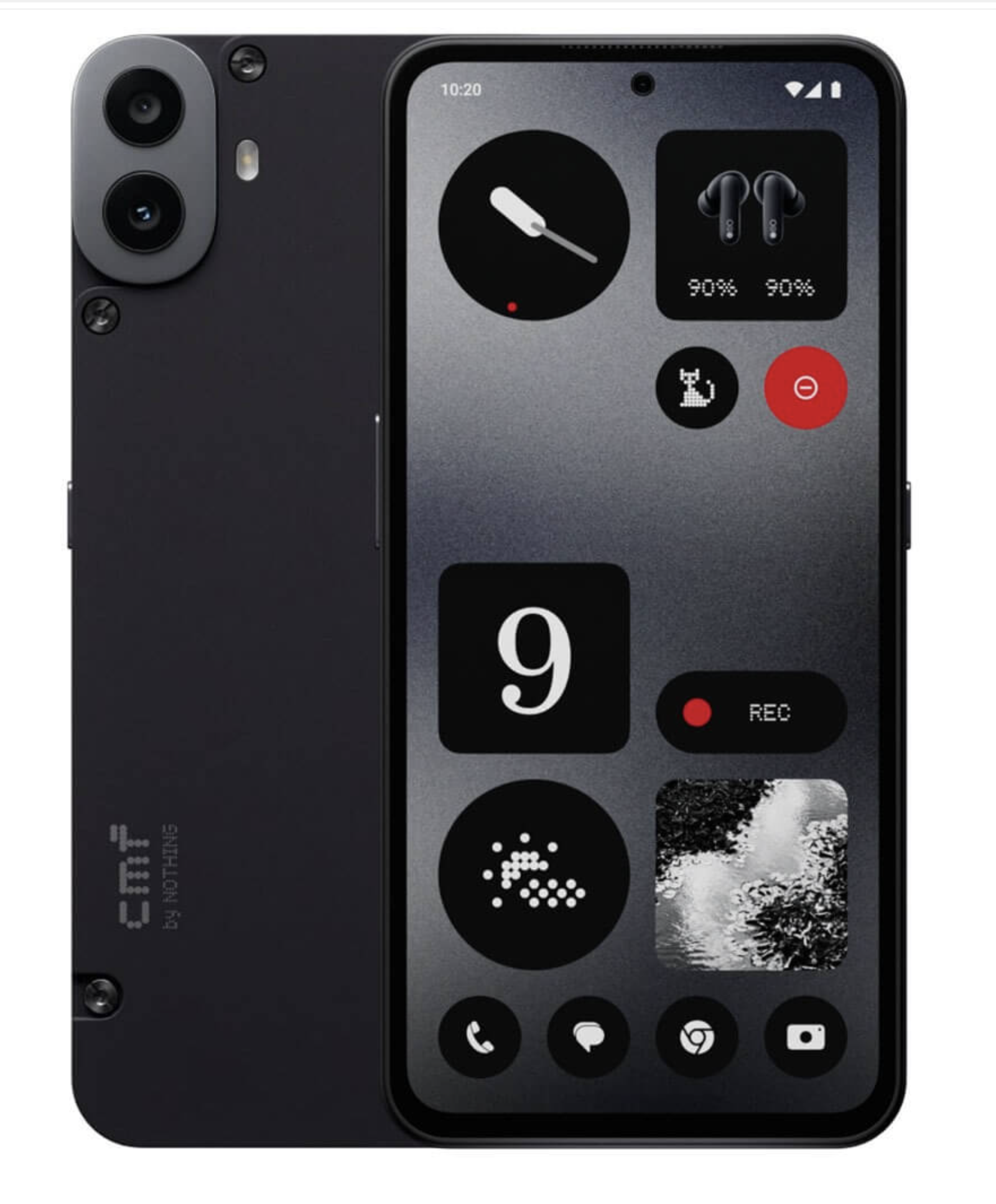 Nothing Phone CMF 1 5G 8/256Gb (Dimensity 7300 5G) Black (черный)