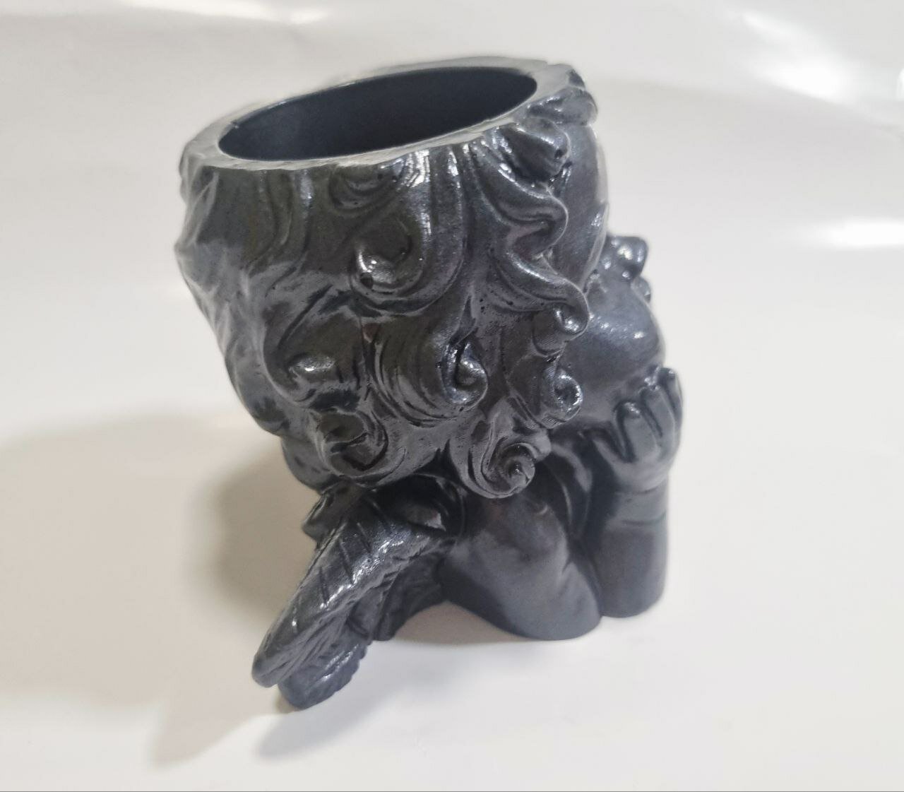 Декор для дома "Ангел" - кашпо и уникальная статуэтка два в одном. — фото 1