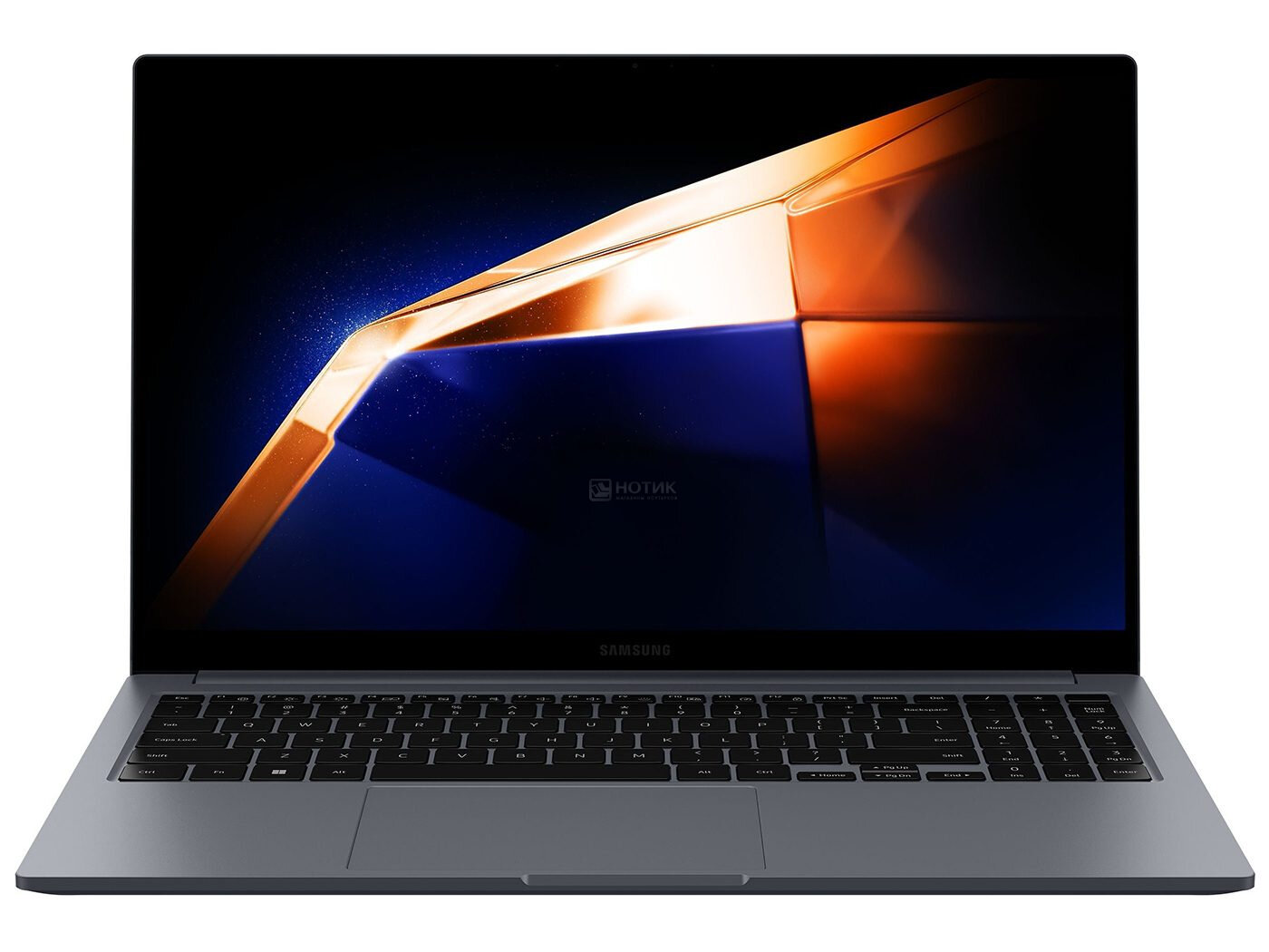 Ноутбук Samsung Galaxy Book 4 NP750 NP750XGJ-LG3IN 15,6" FHD, i7-1355U, 16Gb/512Gb, Intel Iris Xe Gr, Win11Н серый