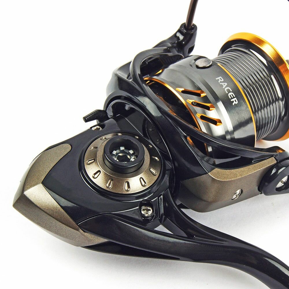 Катушка безынерционная для спиннинга Nautilus Racer 2500 / Катушка для микроджига, ультралайта, мормышинга