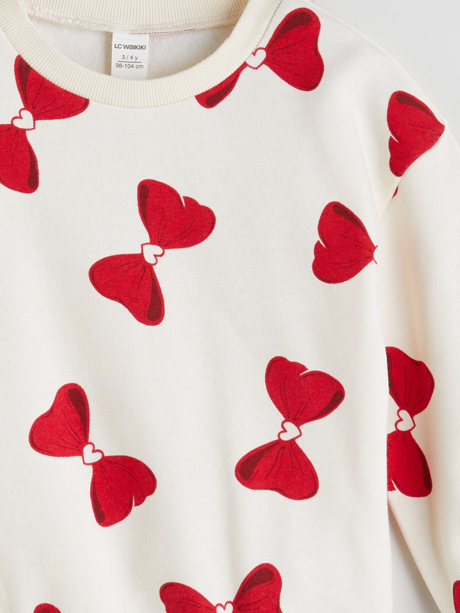 Свитшот LC Waikiki, размер 4-5 лет, бежевый — фото 1