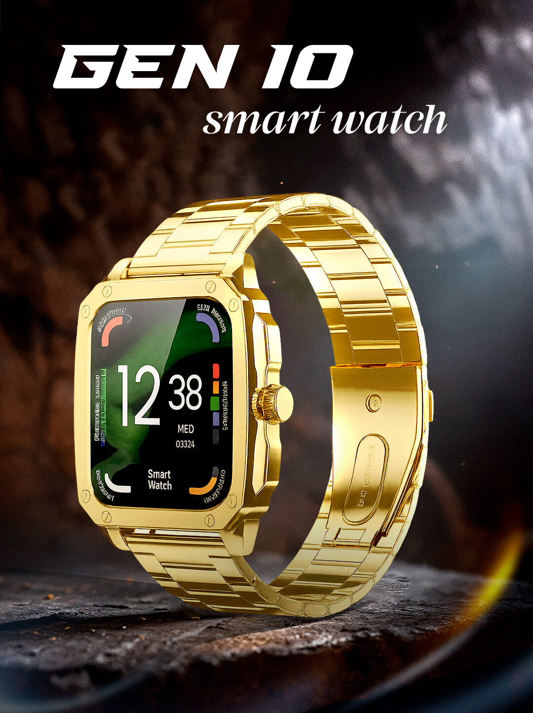 Умные часы GEN 10, 14, Men smart watch HD Clear View экран Bt 4.2/3.0