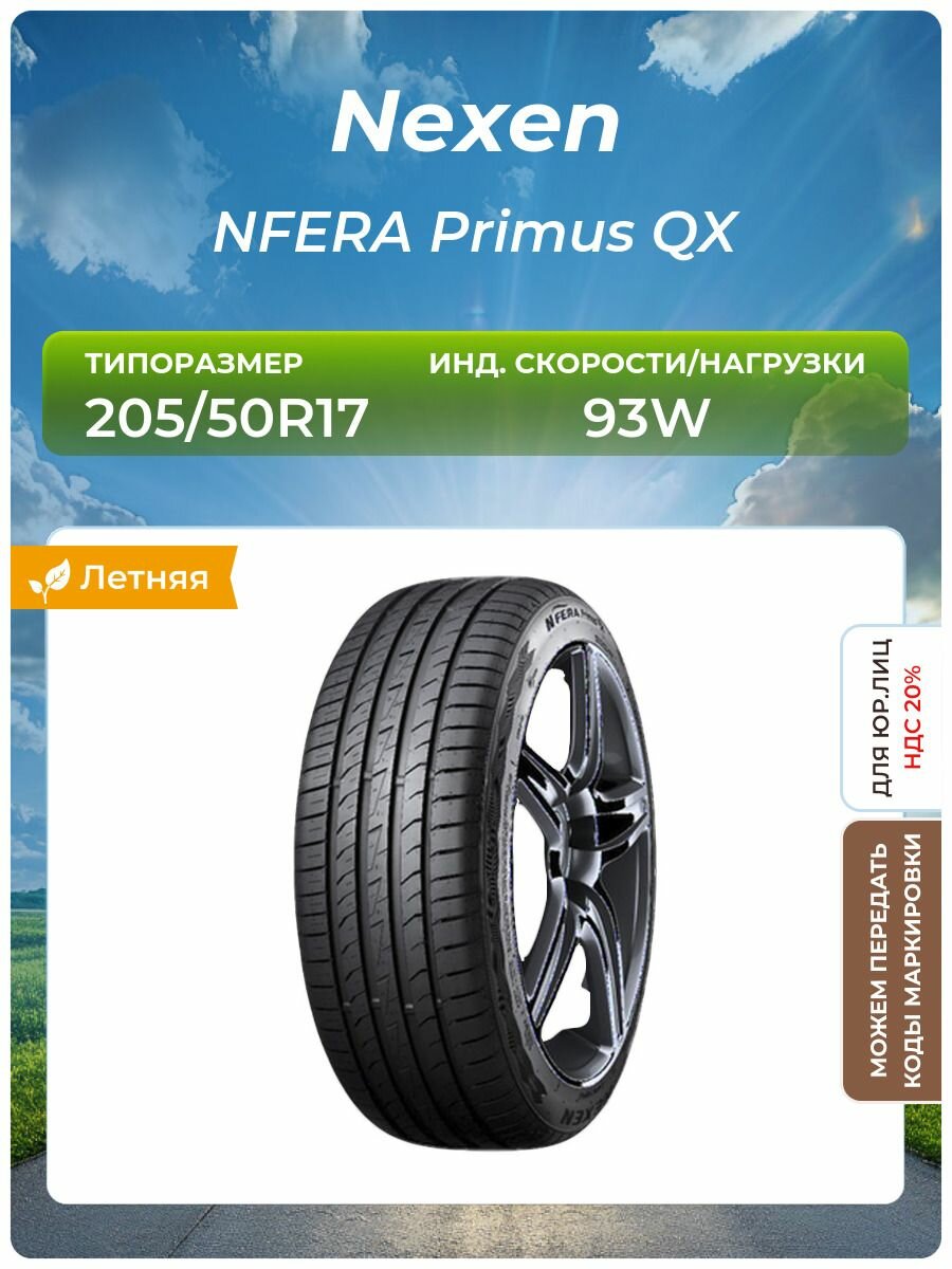 Шина NEXEN NFERA Primus QX