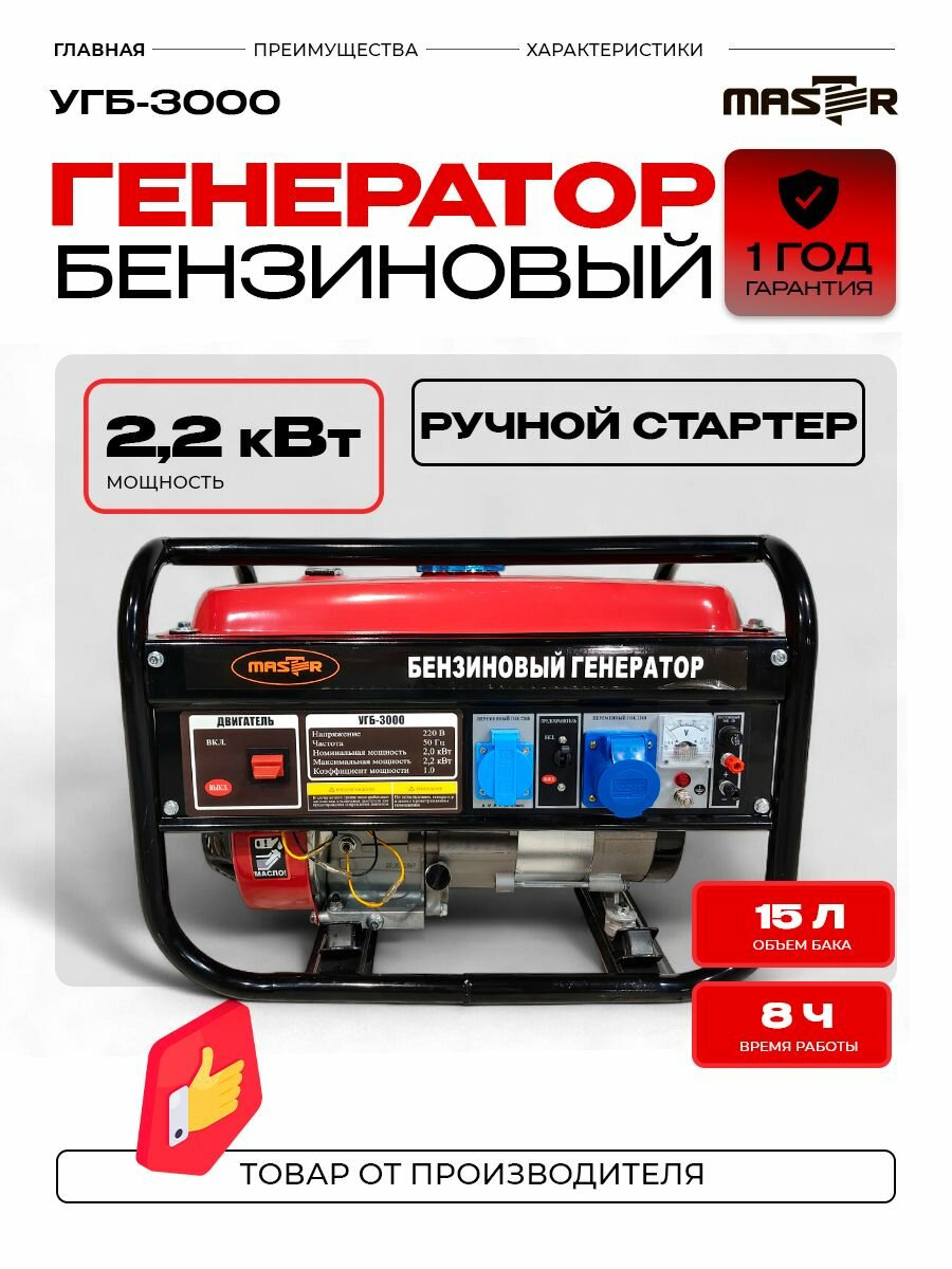 Генератор бензиновый 