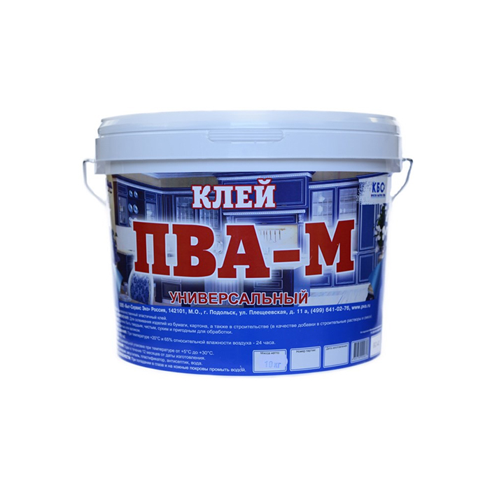 Клей ПВА Универсальный КБС ПВА-М БС-42 2.5кг Высококачественный Эластичный.