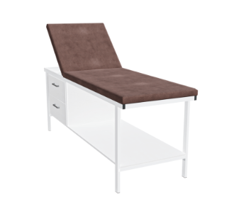 Медицинская кушетка для осмотра с выдвижными ящиками ID-007