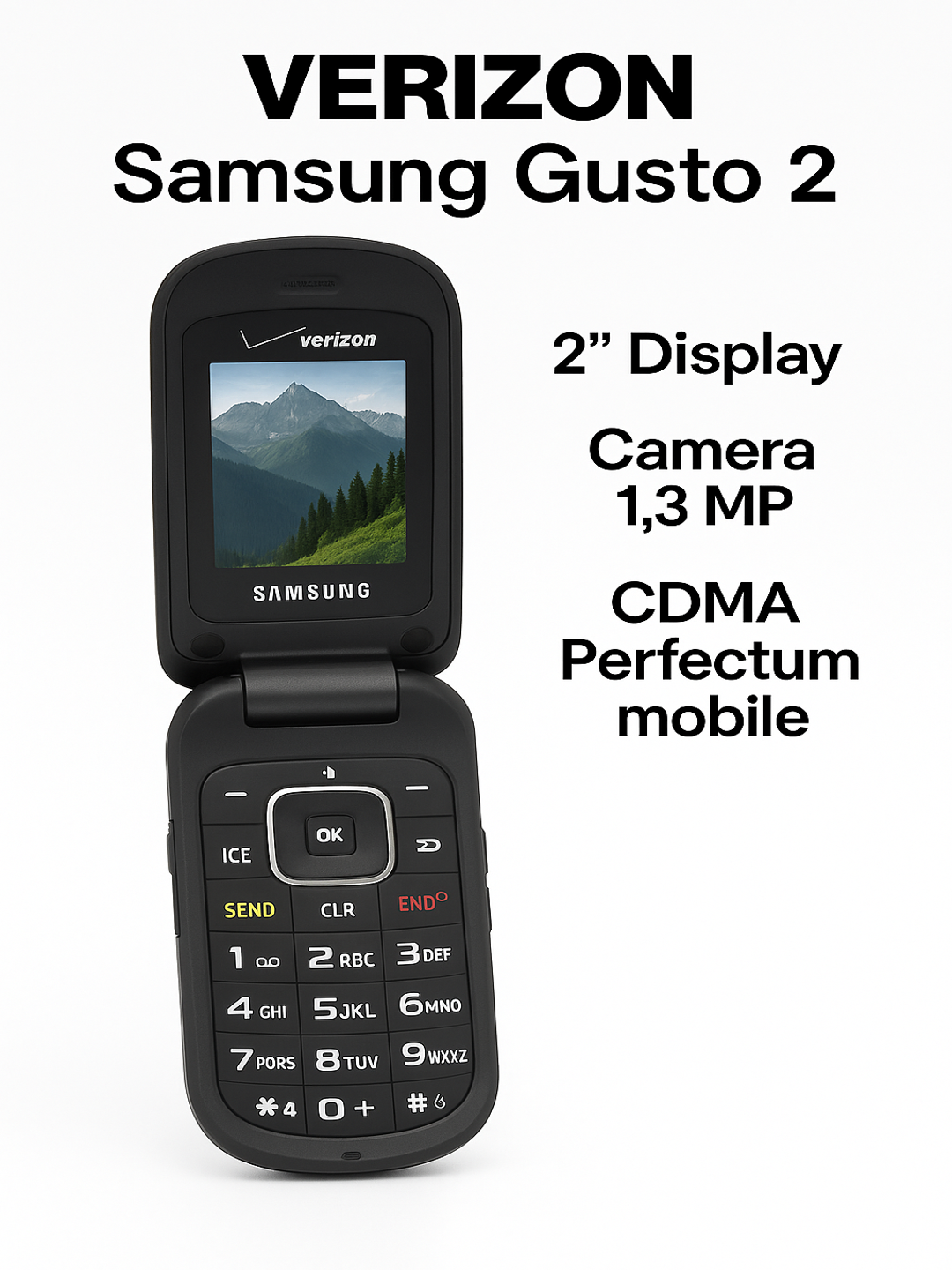 Кнопочный телефон Verizon Samsung Gusto 2 Perfectum CDMA Original USA — фото 1