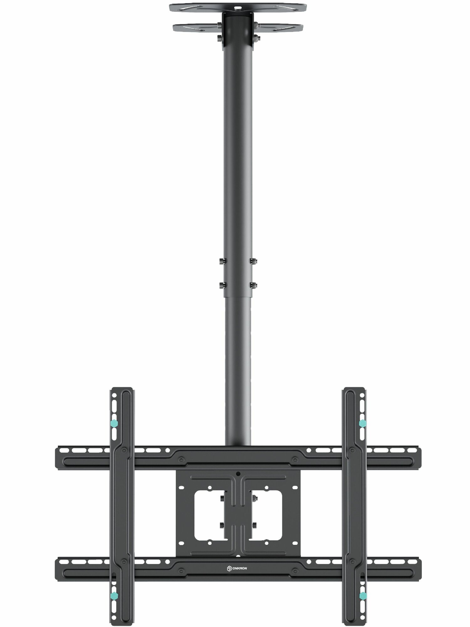 Кронштейн для телевизора 32"-80" потолочный ONKRON N2L телескопический, до 68 кг, чёрный