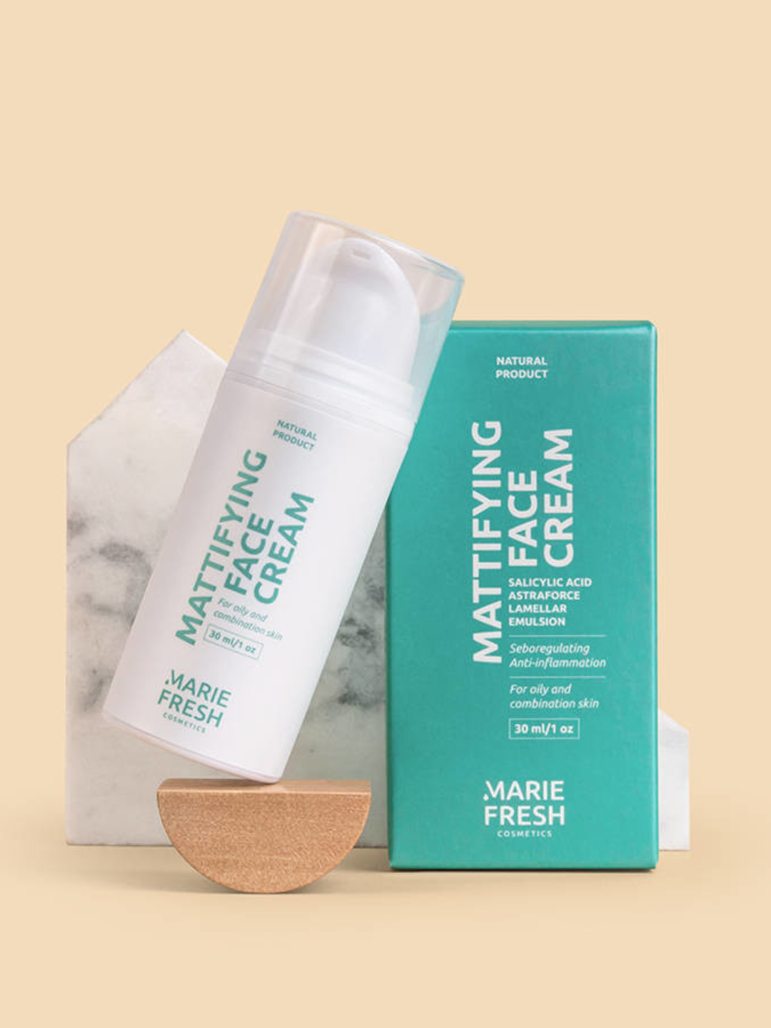 Крем для лица Mattifying, матирующий для жирной и комбинированной кожи, 30 мл