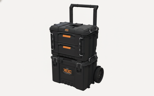 Изображение товара Модульная система KETER "ROC PRO GEAR" 2 Drawers, пластик, черный, 81x37х64 см