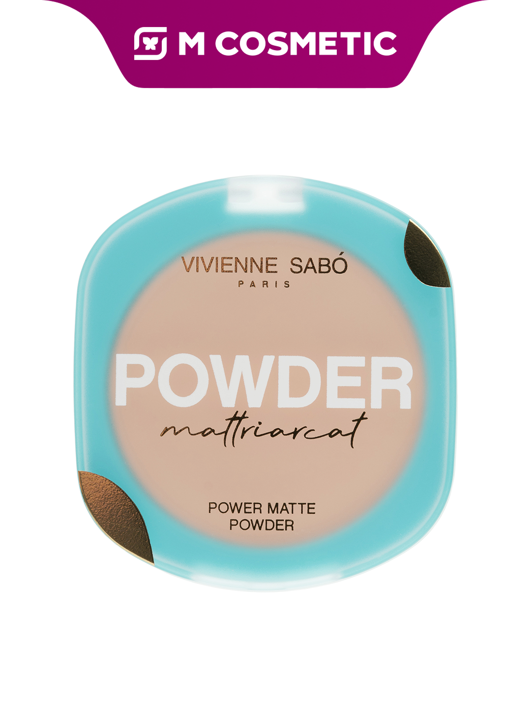 Пудра Vivienne Sabo Mattriarcat, компакт, матирующий эффект, 7,5 г