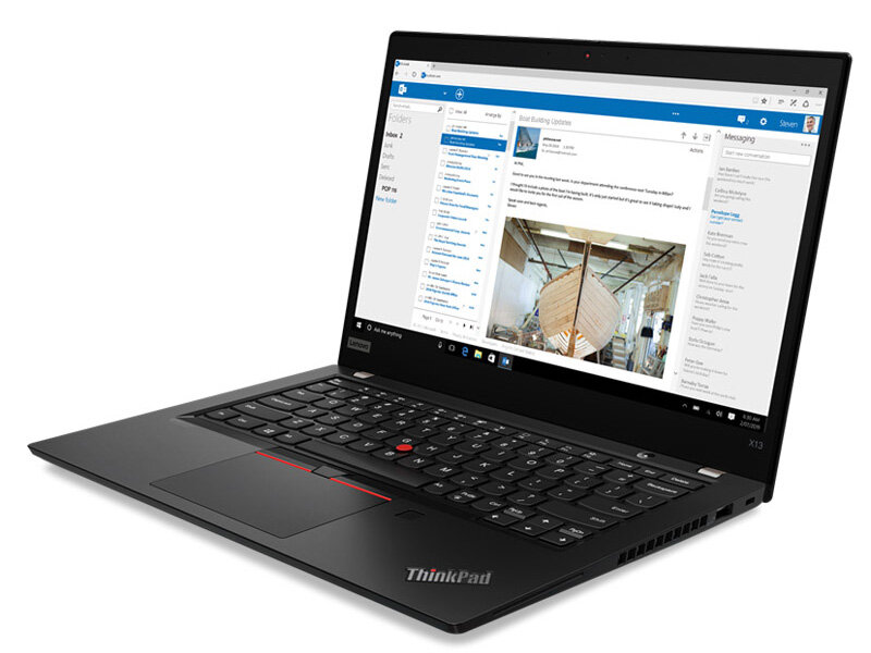 Ноутбук Lenovo ThinkPad X13 G1 20T3A0CSCD (Английская раскладка клавиатуры) (Intel Core i5-10210U 1.6GHz/8192Mb/512Gb SSD/Intel HD Graphics/Wi-Fi/Cam/13.3/1920x1080/No OS)