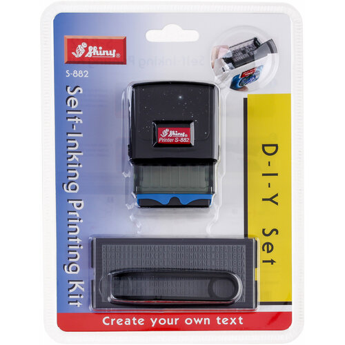 Shiny S-882 самонаборный штамп (38 x14 мм) 3 строки, 1 касса