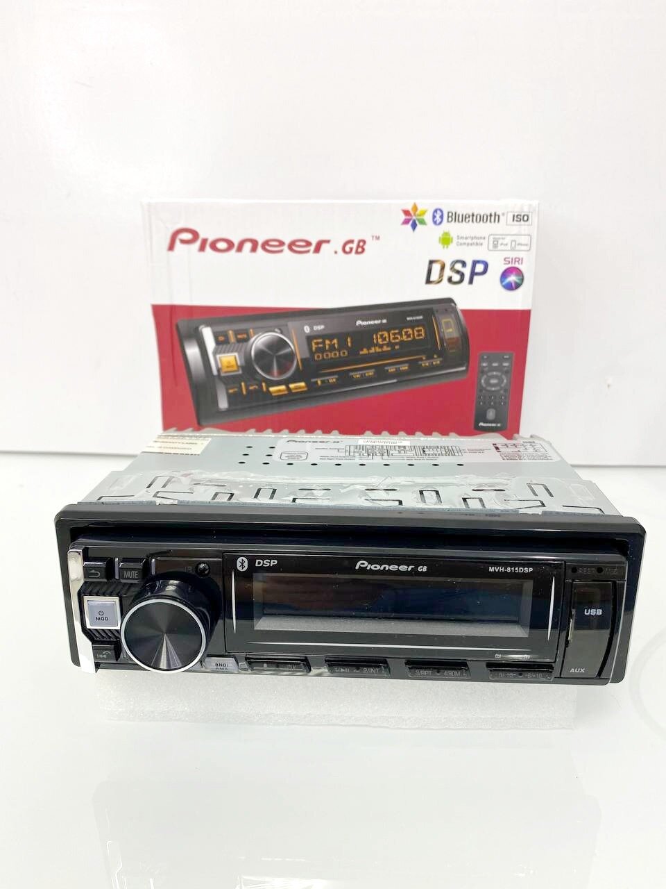 Магнитола процессорная Pioneer MVH-815 DSP 55Wx4, Bluetooth, FM, AUX, USB