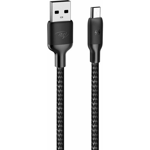 Кабель Itel M22N(ICD-M22N) USB (m)-micro USB (m) 1м черный коробка (упак:1шт)