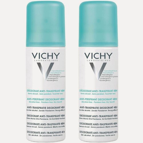 Изображение товара Vichy Дезодорант-аэрозоль против избыточного потоотделения 48 часов защиты, 2 х 125 мл