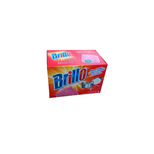 Губки для посуды Brillo, 4 шт в упаковке