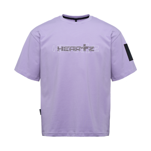 Футболка HEARTZ, размер M, фиолетовый, розовый