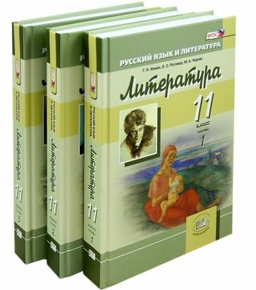 Литература. 11 класс. Учебник. Базовый и углубленный уровни. В 3-х частях. - фото №1