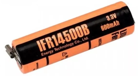Аккумулятор Moser 1* AA IFR14500B 3,3V, 600 мАч, (14*50), Li-Fe , для машинки Moser 1884-7102