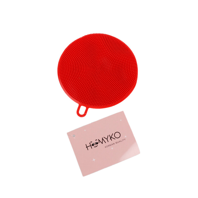 фото Губка для мытья посуды HOMYKO Силиконовая в Ассортименте 1 шт