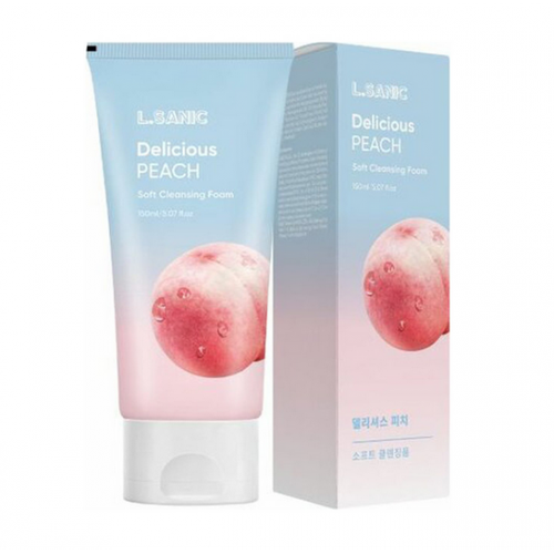 Пенка очищающая для умывания с экстрактом персика Delicious Peach Soft Cleansing Foam