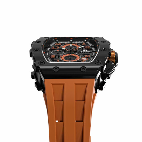 Наручные часы TSAR BOMBA, оранжевый наручные часы tsar bomba quartz мужские наручные часы tsar bomba quartz chrono tb8211q 01 черный