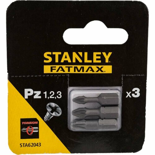 Биты Stanley FATMAX TORSION stanley fatmax ушм болгарка stanley fatmax fmeg230 2000 вт 230 мм