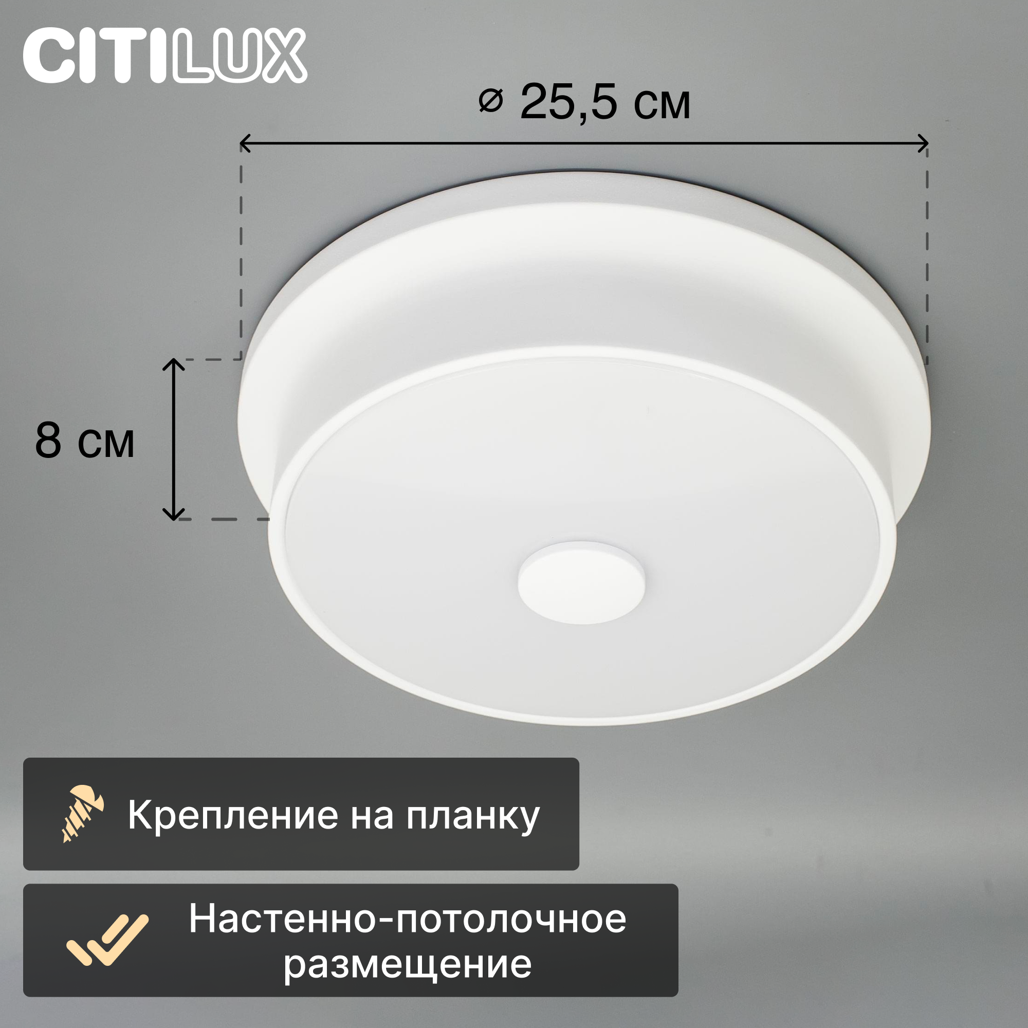 Citilux Фостер-2 CL706210 LED Светильник с диммером Белый