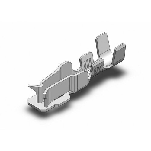 Клемма неизолированная - гнездо 0.5-0.75кв. мм луженая с замком FAR TERMINAL-IZK-2, Hatko (в ленте) (250 шт)