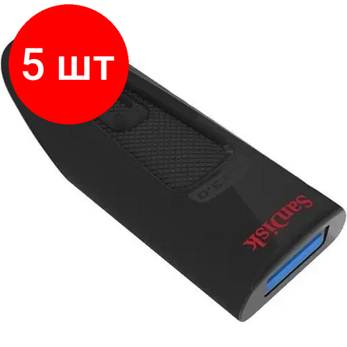 Комплект 5 штук, Флеш-память SanDisk CZ48 Ultra 16Gb/USB 3.0 (SDCZ48-016G-U46)