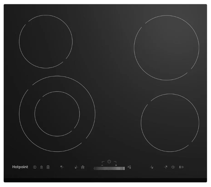 Электрическая варочная панель HOTPOINT HR 6T2 B S