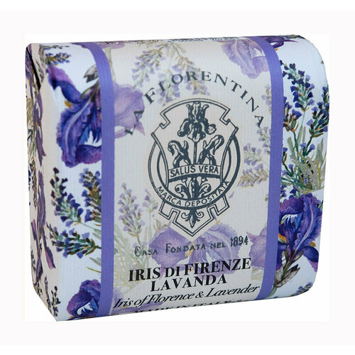 Мыло с экстрактами ириса и лаванды La Florentina Soap Iris of Florence and Lavender la florentina soap iris of florence and lavender