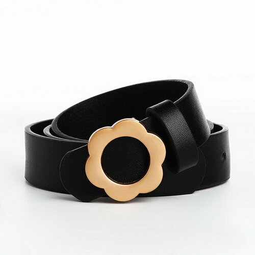 фото Ремень сима-ленд, размер 80, черный сима-лэнд