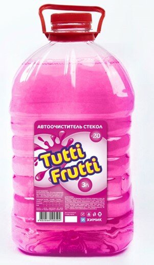 Омыватель стекол зимний 3л. TUTTI FRUTTI -20C