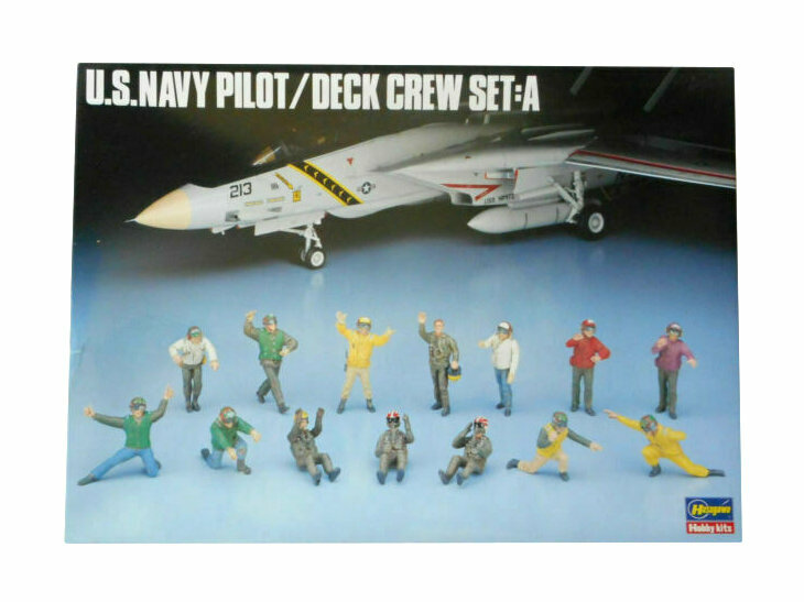 36006 Hasegawa Фигуры пилотов ВМС США US Navy pilotDeck crew set A 148