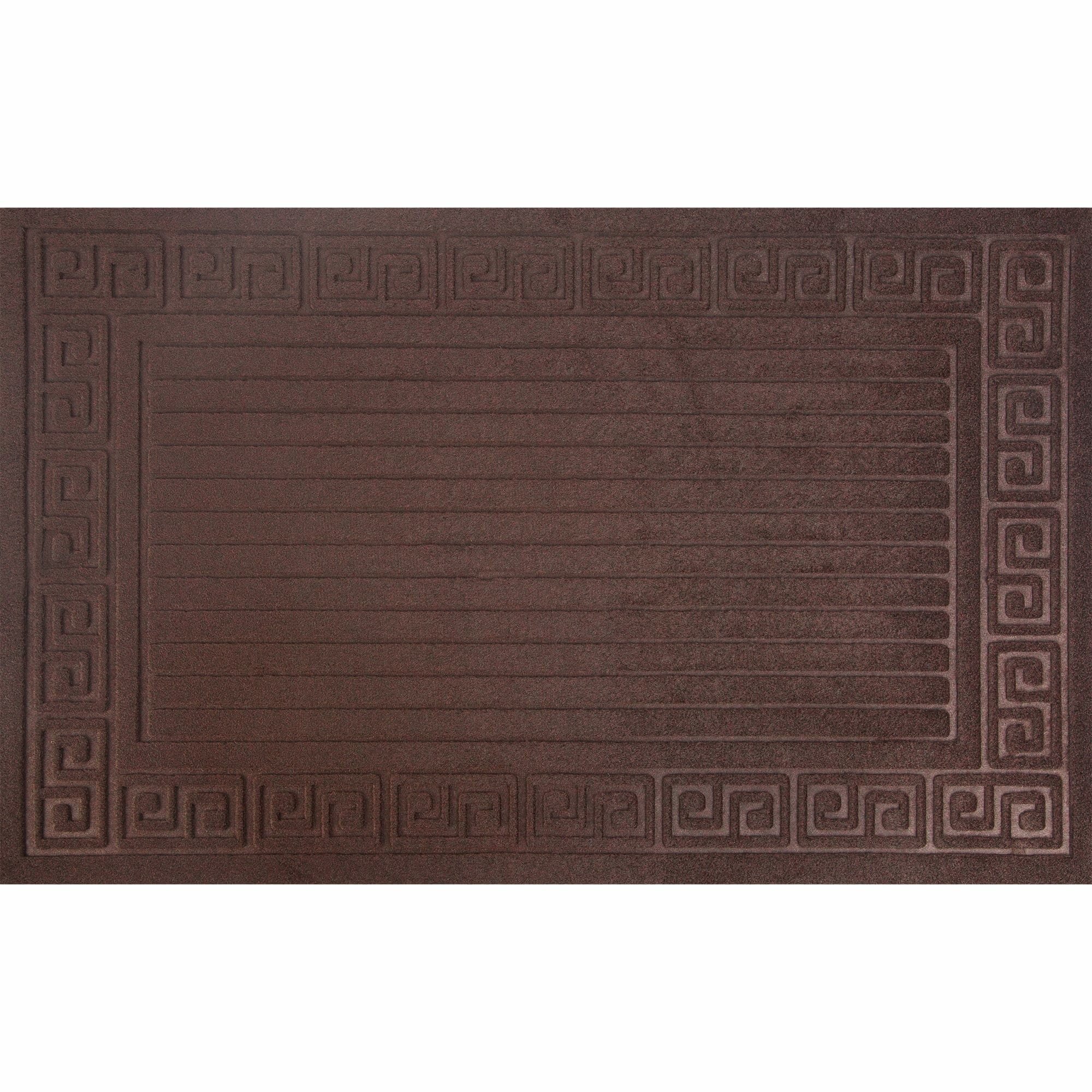 фото Коврик Inspire Lenzo 50x80 см полиэфир/резина цвет коричневый