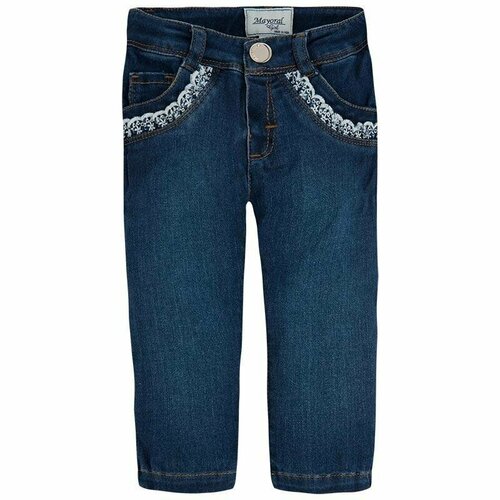 фото Джинсы mayoral, размер 9 мес. (74 см), синий